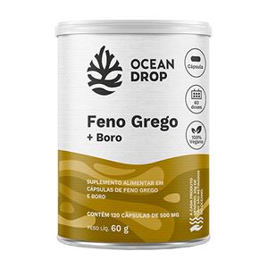 Feno Grego + Boro Ocean Drop 120 Cápsulas