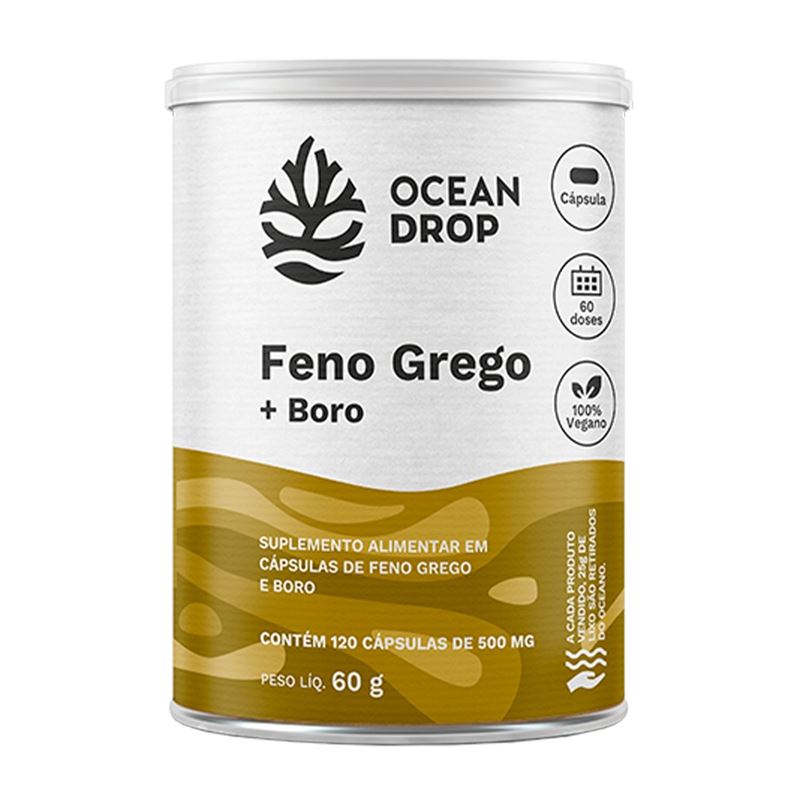 Feno Grego + Boro Ocean Drop 120 Cápsulas
