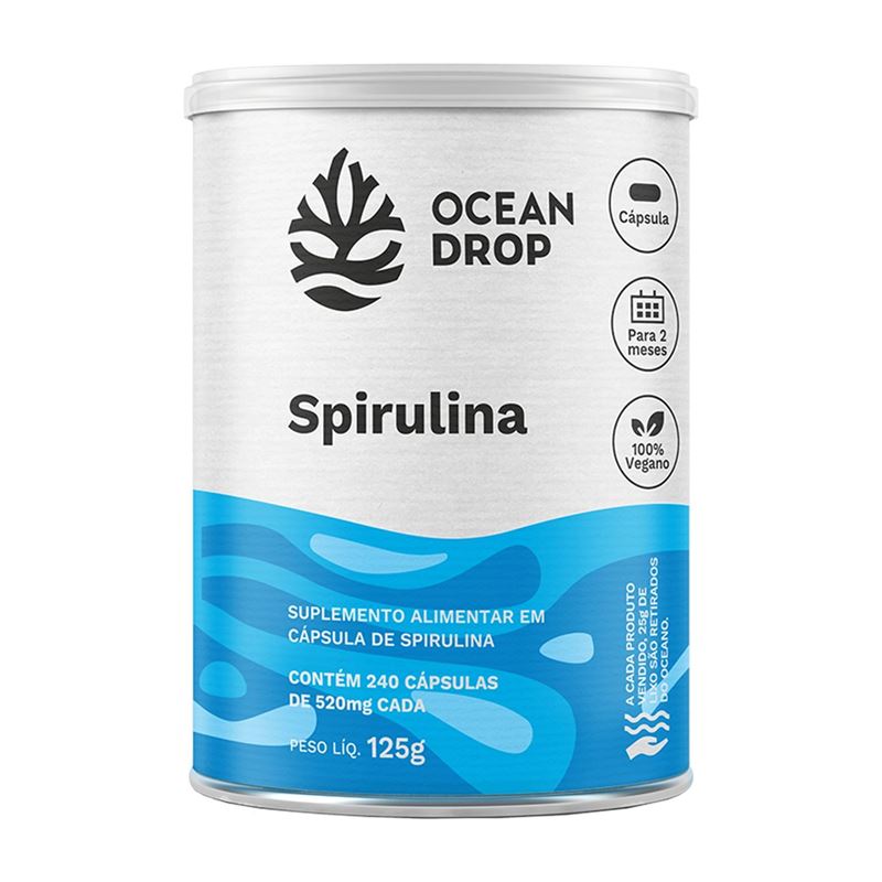 Spirulina Tablets Ocean Drop 400mg 240 Tabletes