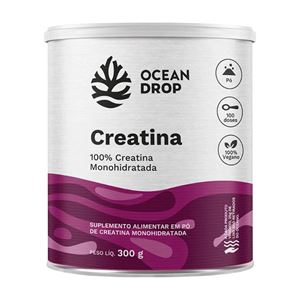 Creatina Monohidratada Ocean Drop 300g Creatina Monohidratada Ocean Drop 300g