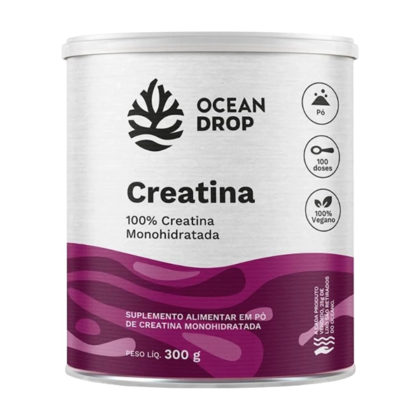 Creatina Monohidratada Ocean Drop 300g