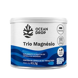 Trio de Magnésio Ocean Drop 60 Cápsulas