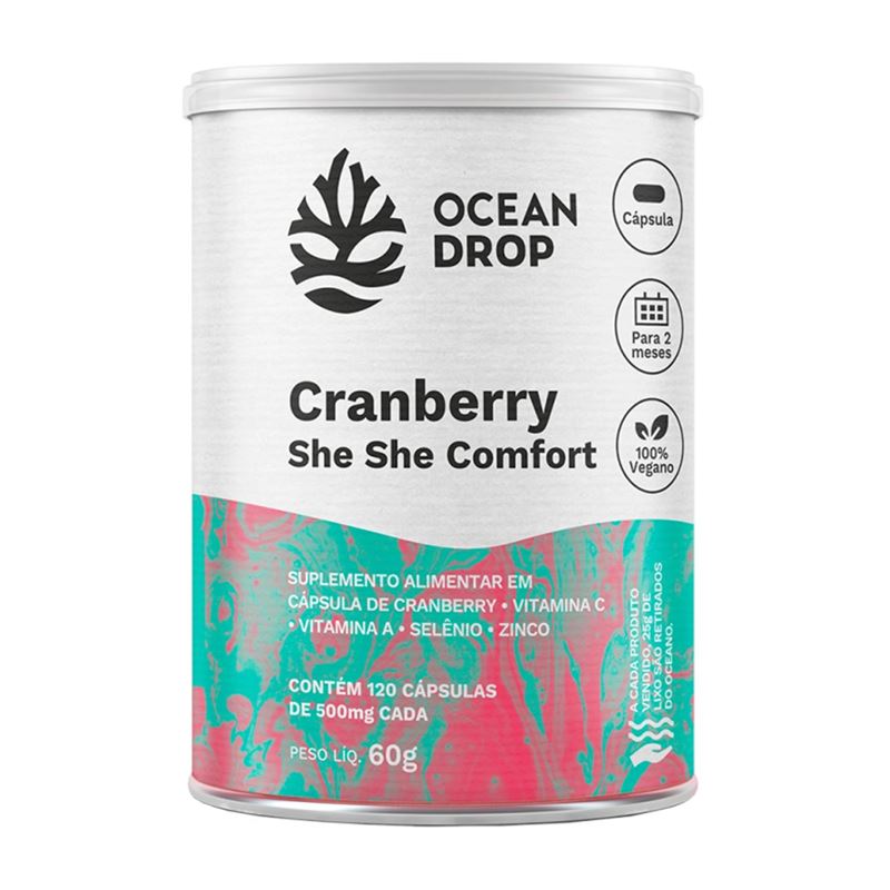 Cranberry She She Confort Ocean Drop 120 Cápsulas