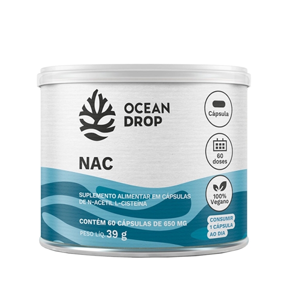 Nac - N-acetil L-cisteína 60 Cápsulas