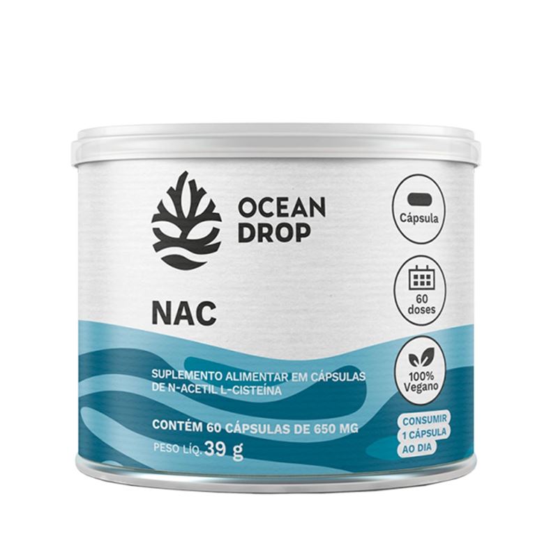 Nac - N-acetil L-cisteína 60 Cápsulas