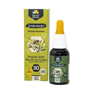 Verdprópolis - Solução Alcoólica 30% Fauna & Flora 30ml Verdprópolis - Solução Alcoólica 30% Fauna & Flora 30ml