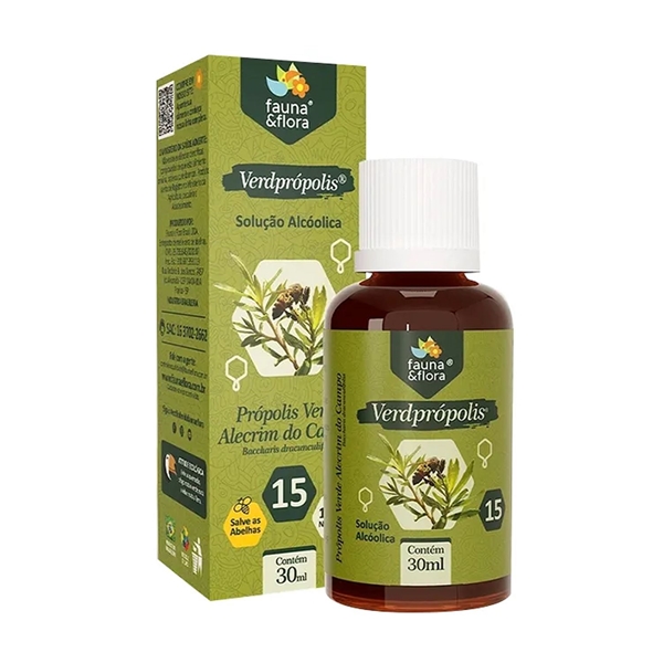 Verdprópolis - Solução Alcoólica 15% Fauna & Flora 30ml