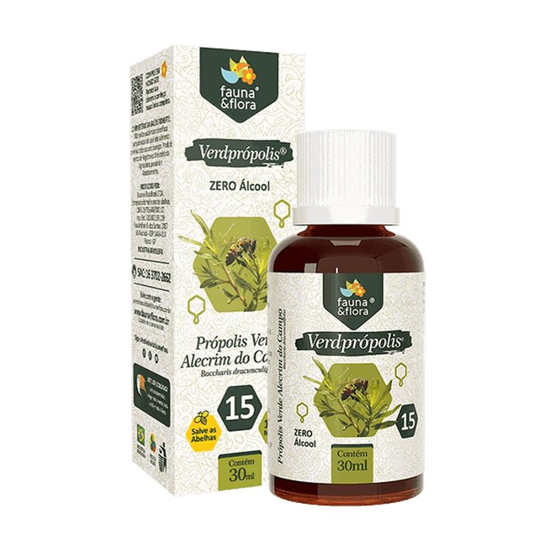 Verdprópolis - Zero Álcool Fauna & Flora 30ml