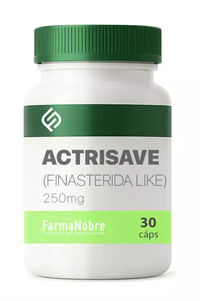 Actrisave (Finasterida Like) 250mg 30 Cápsulas