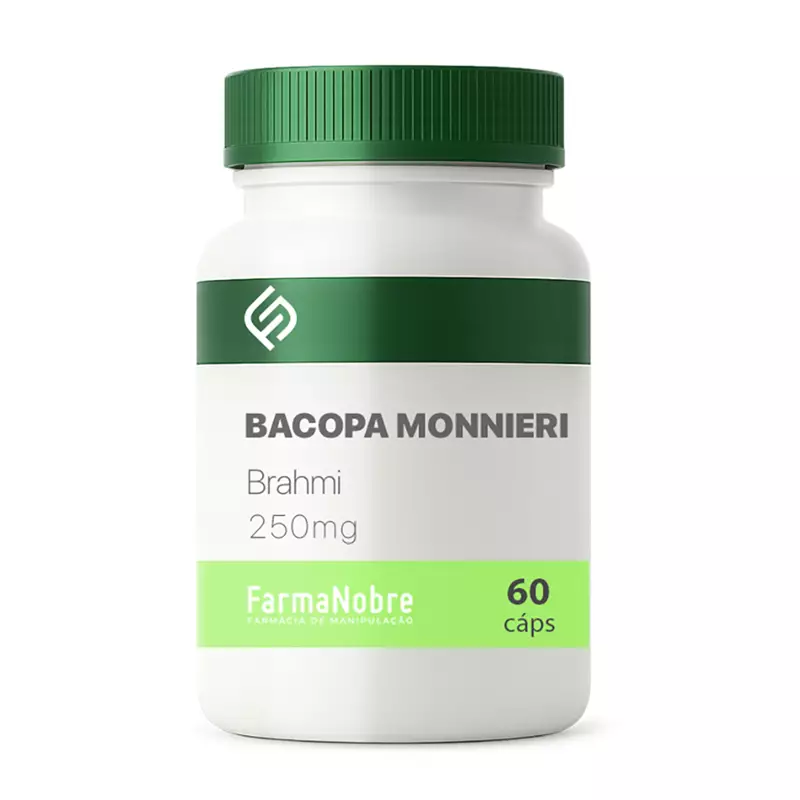 Bacopa Monnieri (Brahmi) 250mg 60 Cápsulas