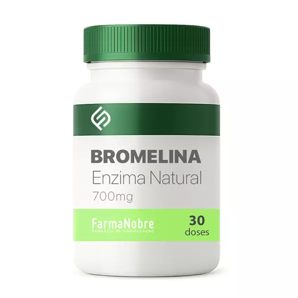 Bromelina 700mg - 30 Doses (60 Cápsulas)