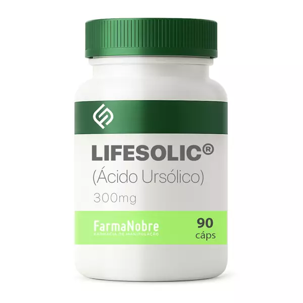 LifeSolic® (Ácido Ursólico) 300mg - 90 Cápsulas