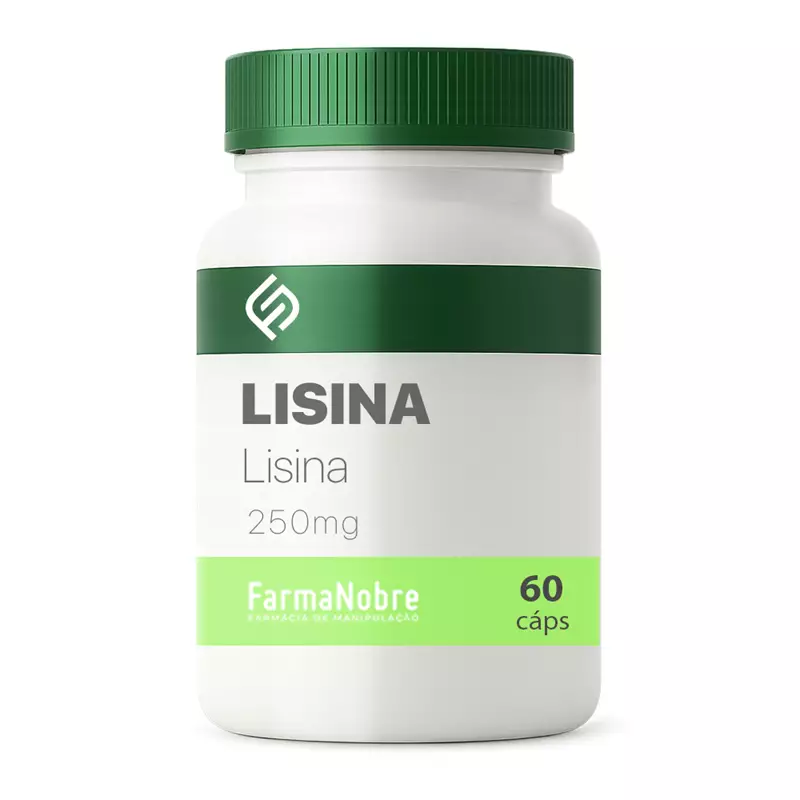 Lisina 250mg - 60 Cápsulas