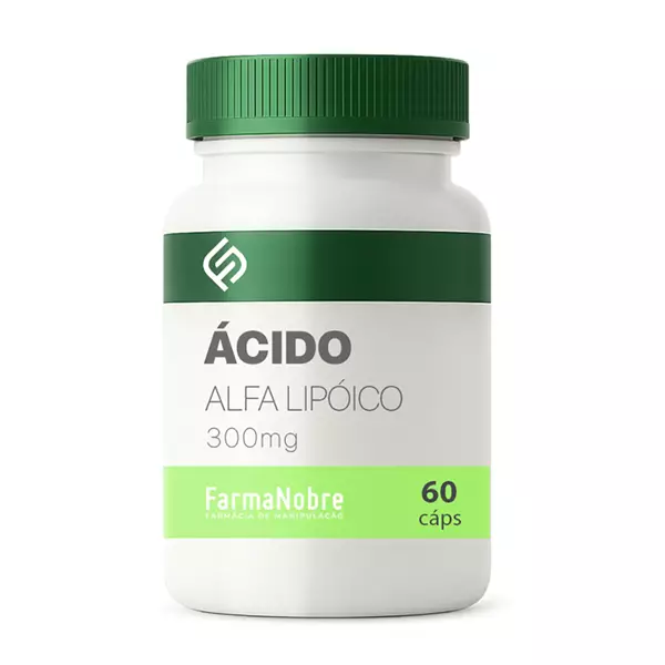 Ácido Alfa Lipóico 300mg 60 Cápsulas.