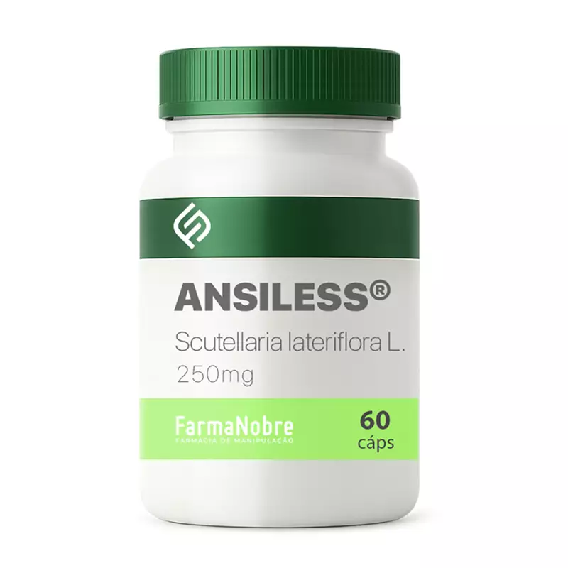 Ansiless® (Scutellaria lateriflora L.) 250mg 60 Cápsulas.