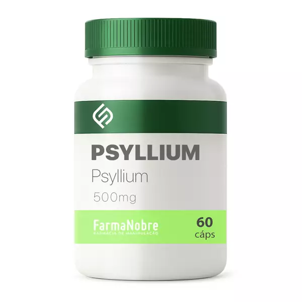Psyllium 500mg - 60 Cápsulas