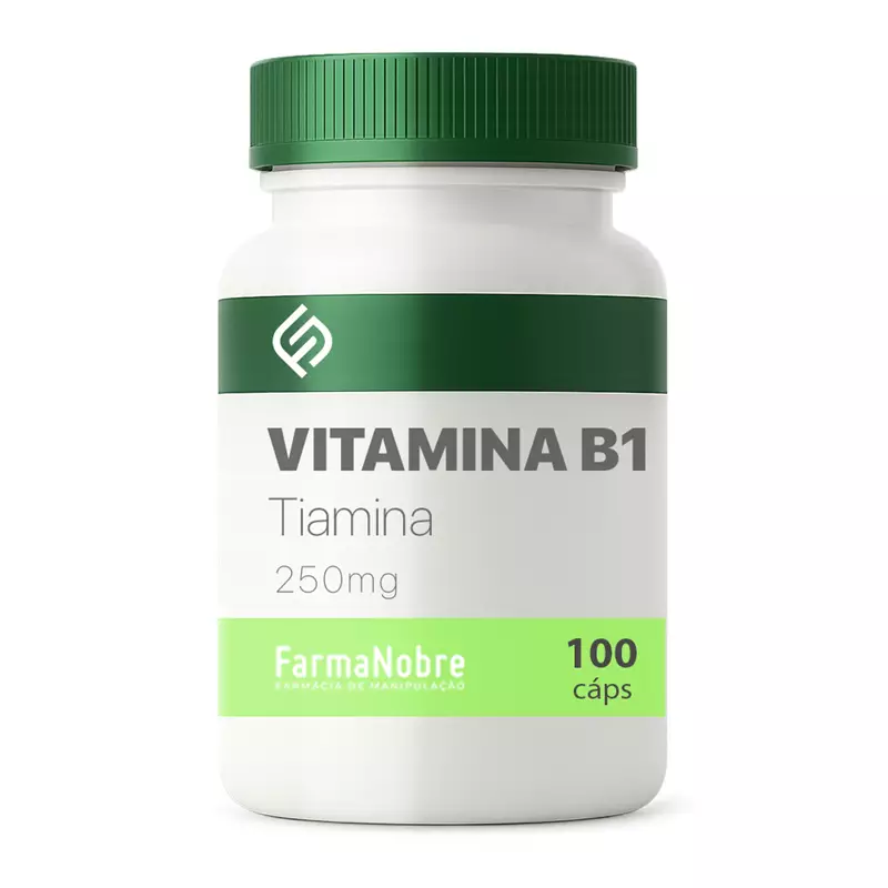 Vitamina B1 250mg (Tiamina) - 100 cápsulas