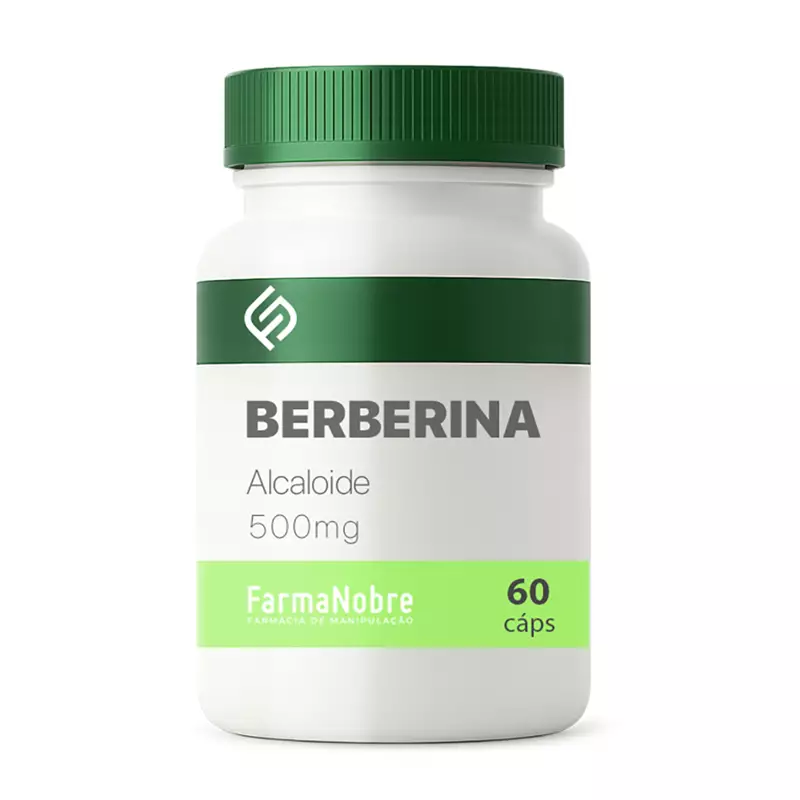 Berberina (Alcaloide) 500mg 30 Doses (60 Cápsulas).