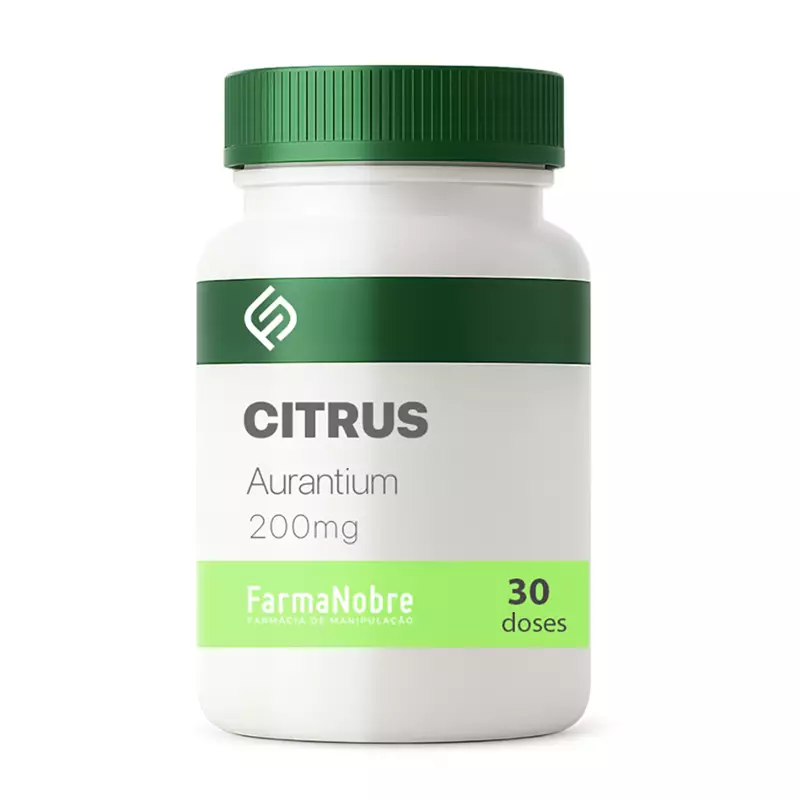 Citrus Aurantium 200mg - 30 Doses (60 Cápsulas).