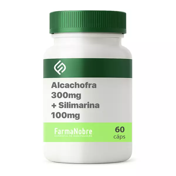 Alcachofra 300mg + Silimarina 100mg - 60 Cápsulas