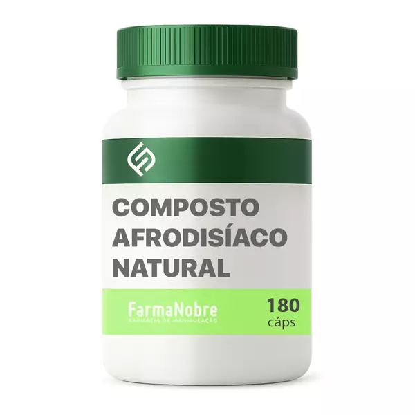 Composto Afrodisíaco Natural - 180 Cápsulas