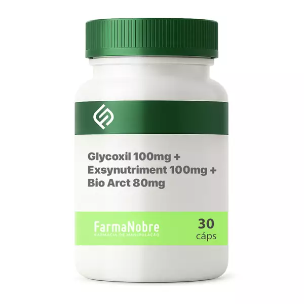 Glycoxil 100mg + Exsynutriment 100mg + Bio Arct 80mg - 30 Cápsulas