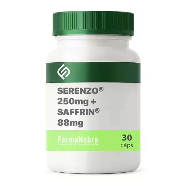 Serenzo® 250mg + Saffrin® 88mg - 30 capsulas