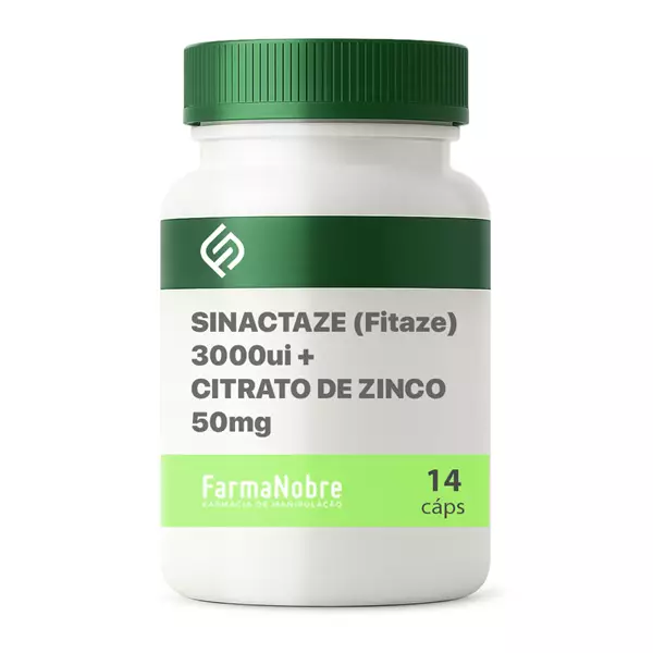 Pré Botox - Sinactaze 3000ui + Citrato de zinco 50mg - 14 Cápsulas