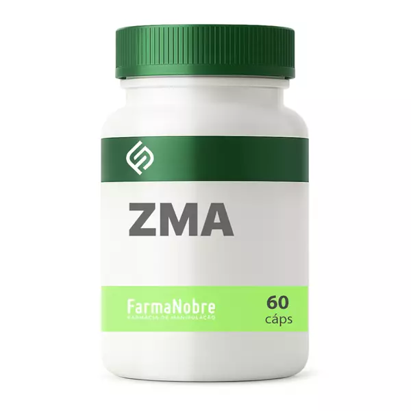 ZMA - Zinco, Magnésio e Vitamina B6 - 60 Cápsulas 