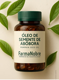 Óleo de Semente de Abóbora 1000mg - 80 cápsulas